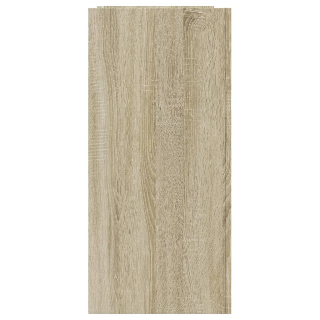 vidaXL Aparador de madera de ingeniería roble Sonoma 100x35x75 cm