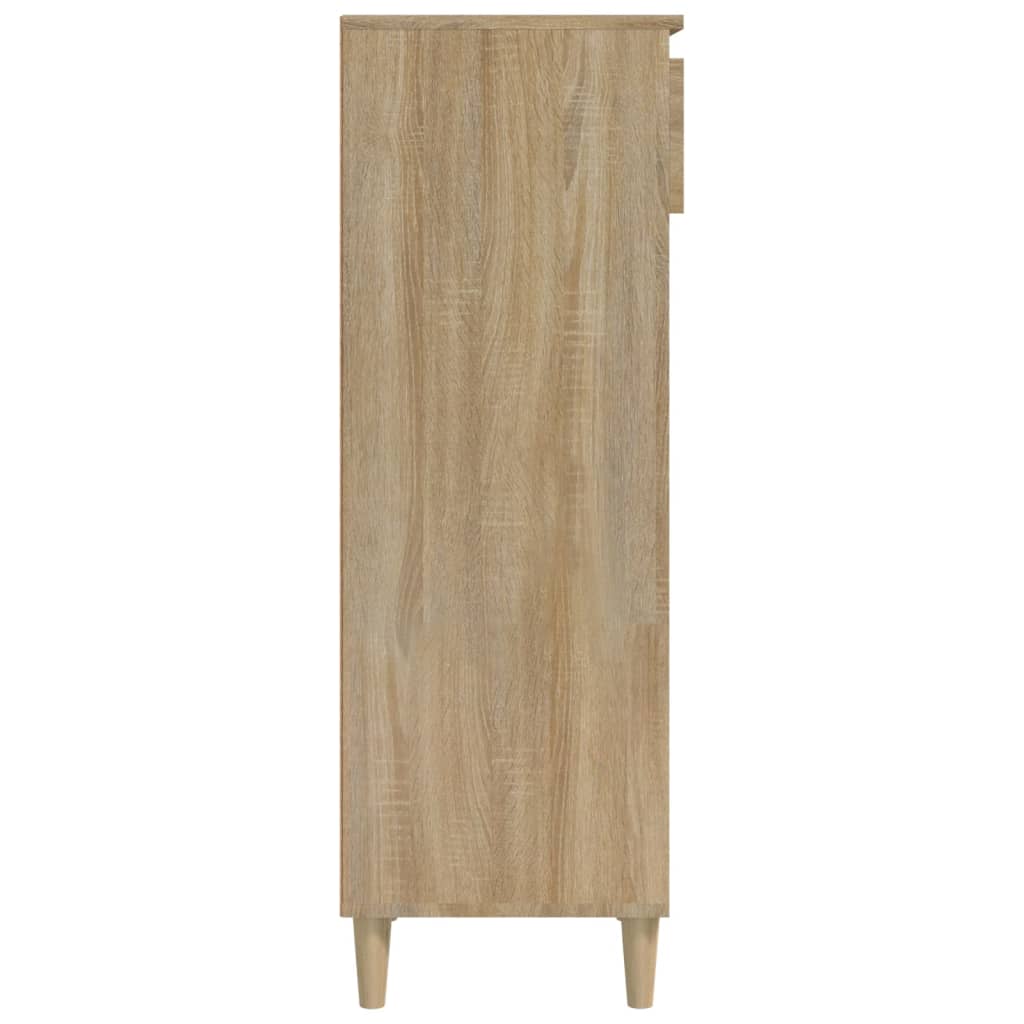 vidaXL Mueble zapatero madera contrachapada roble Sonoma 40x36x105 cm