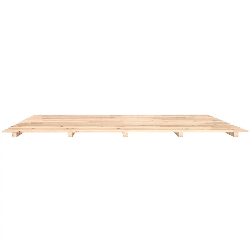 vidaXL Estructura de cama madera maciza de pino 180x200 cm