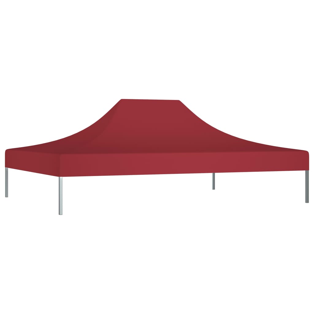 vidaXL Techo de carpa para celebraciones burdeos 4,5x3 m 270 g/m²