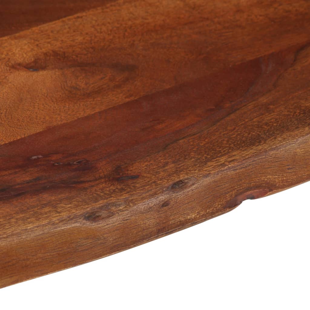 vidaXL Mesa de centro madera maciza de acacia marrón miel 110x55x40 cm