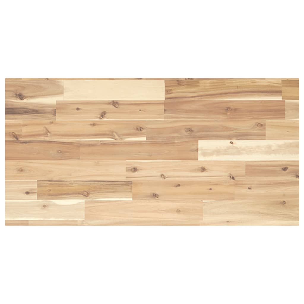 vidaXL Estantes flotantes 4 uds madera acacia sin tratar 60x40x2 cm