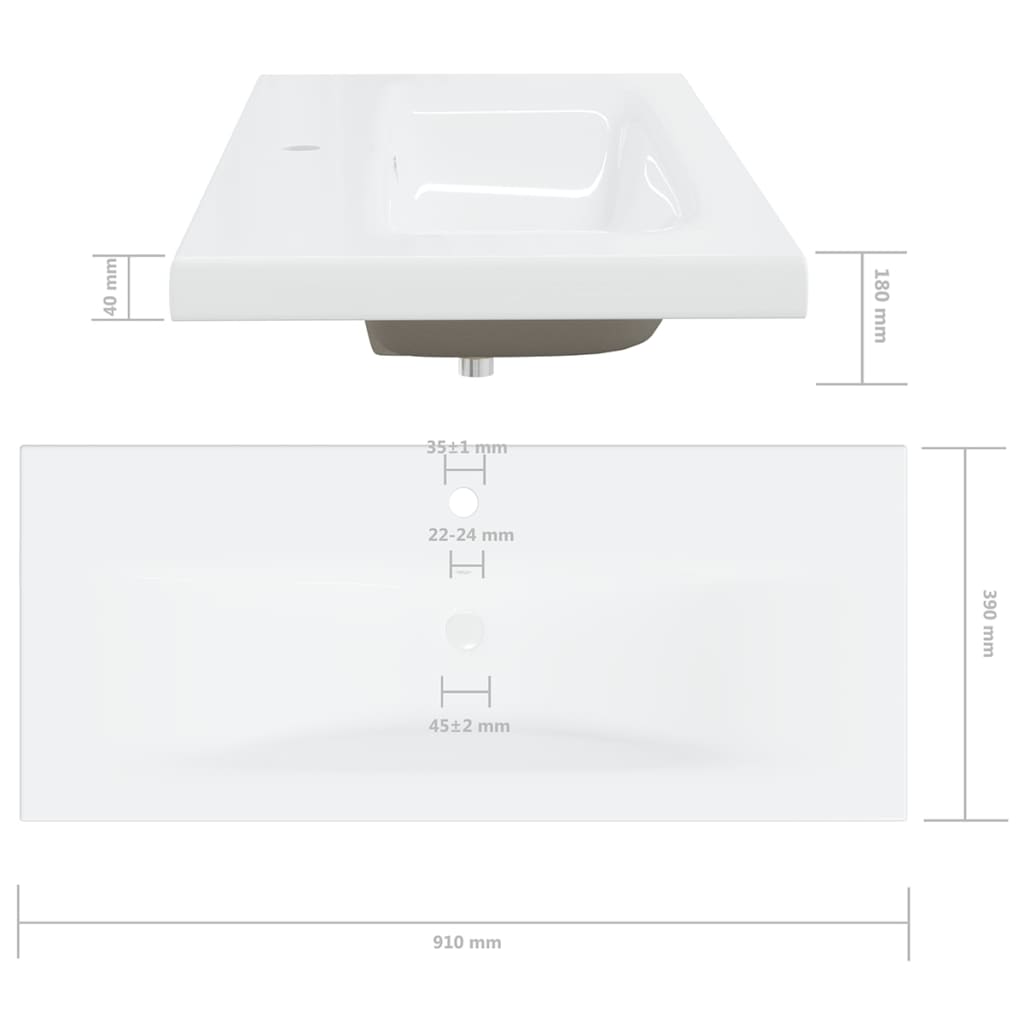 vidaXL Juego de muebles de baño madera de ingeniería negro