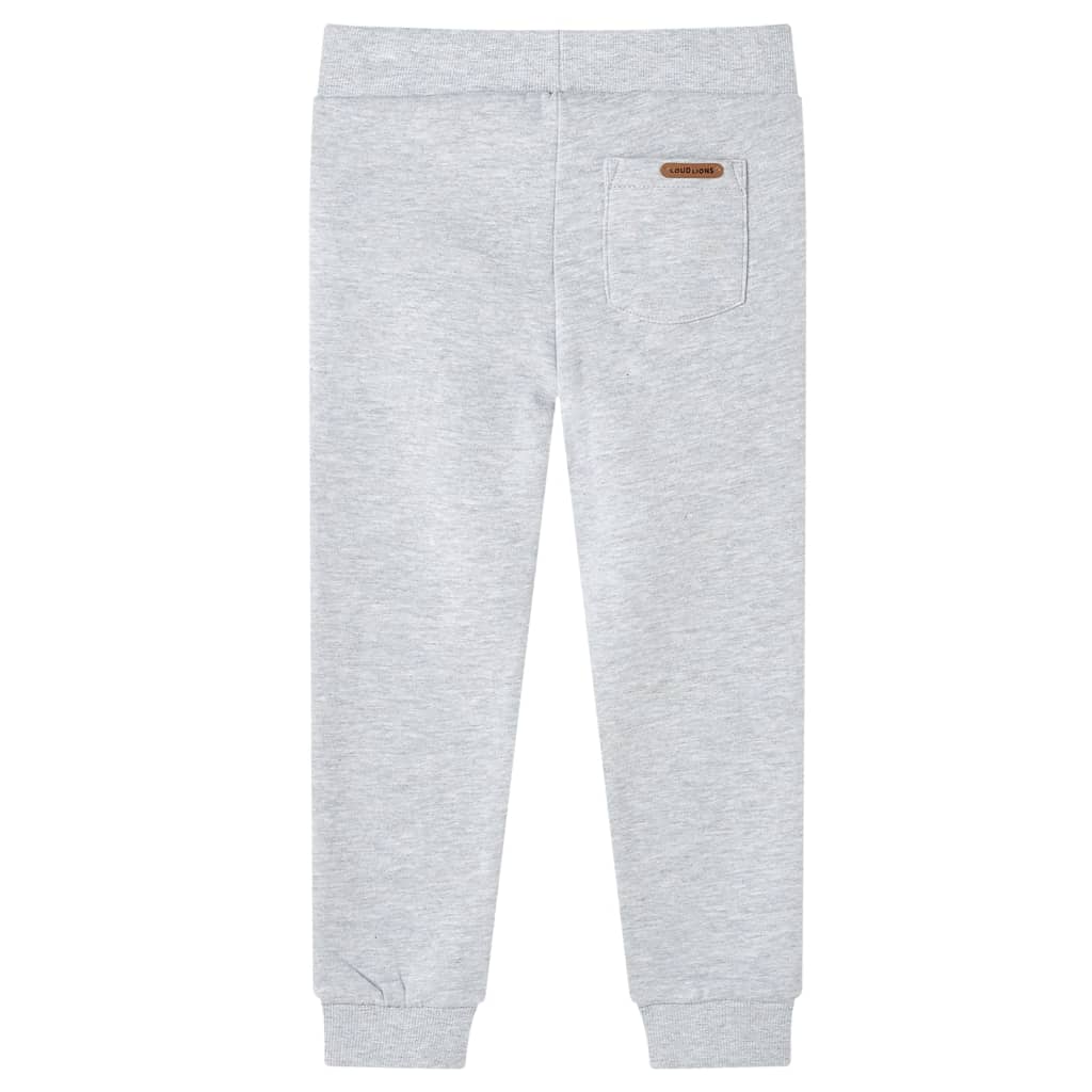 Pantalones de chándal infantiles gris mélange 140