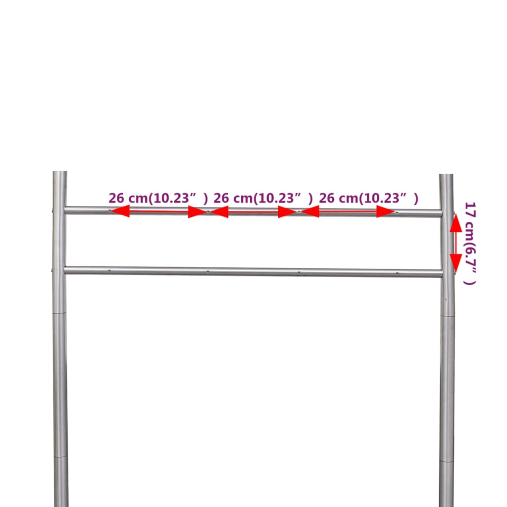 Soporte de acero inoxidable para 2 buzones de exterior