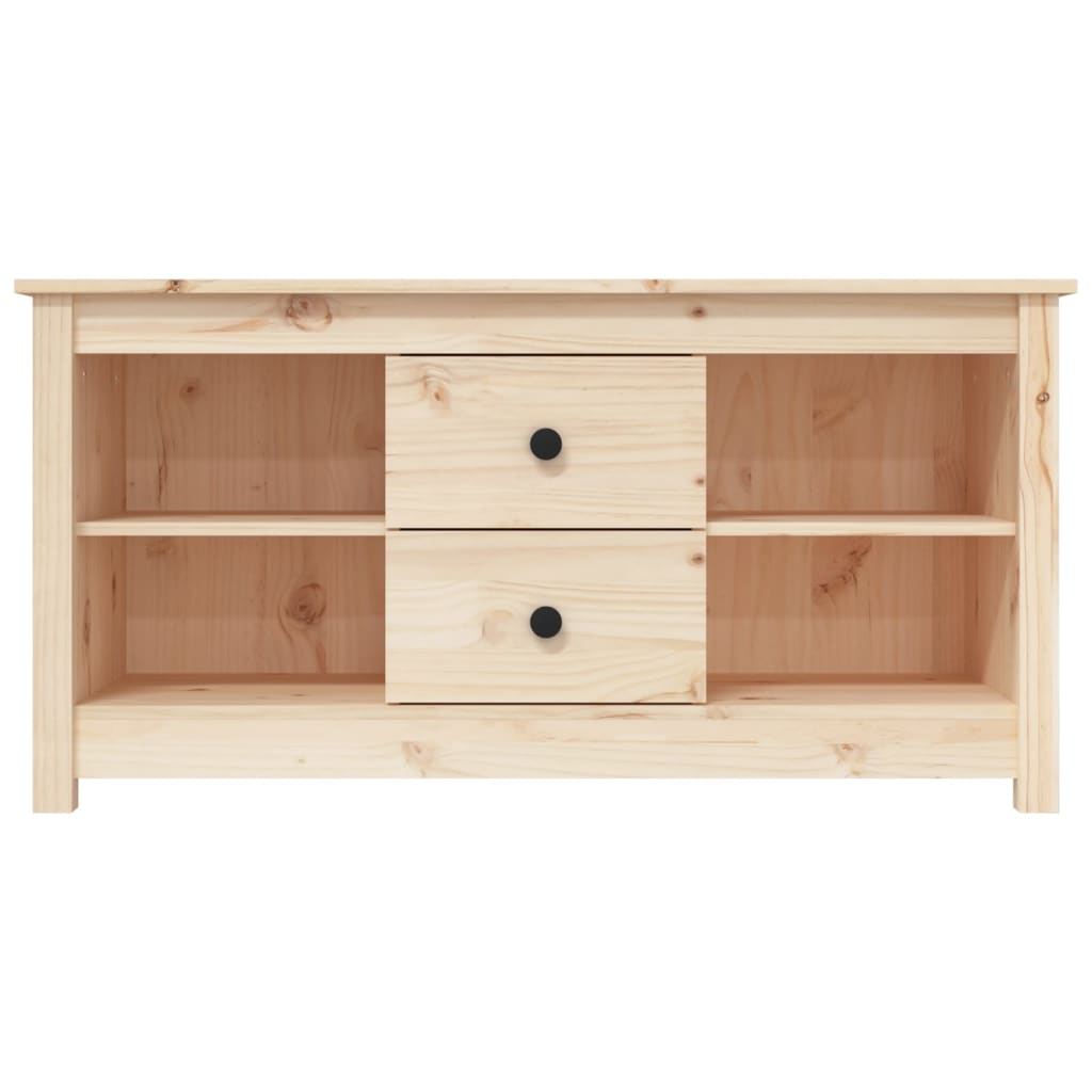 vidaXL Mueble de TV de madera maciza de pino 103x36,5x52 cm