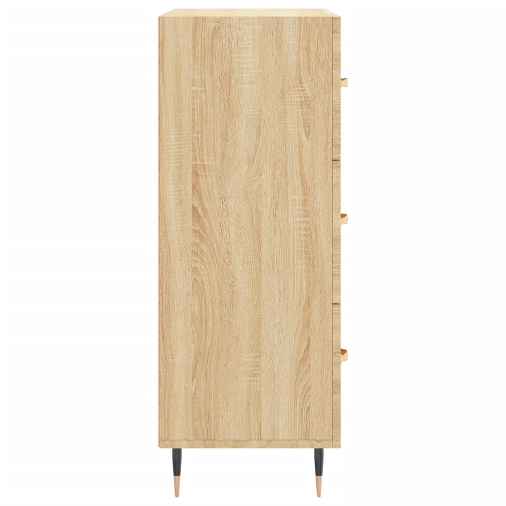 vidaXL Aparador de madera de ingeniería roble Sonoma 69,5x34x90 cm