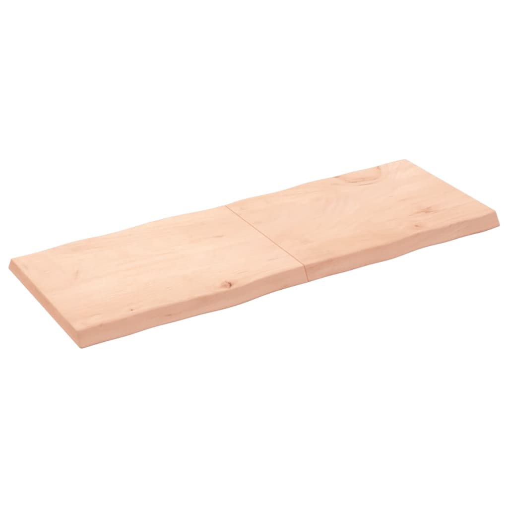 vidaXL Tablero de mesa madera maciza borde natural 160x60x(2-6) cm