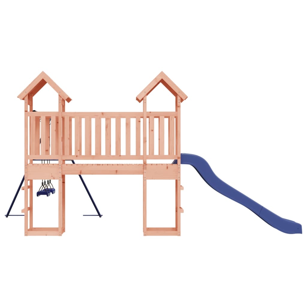 vidaXL Parque infantil de exterior madera maciza Douglas