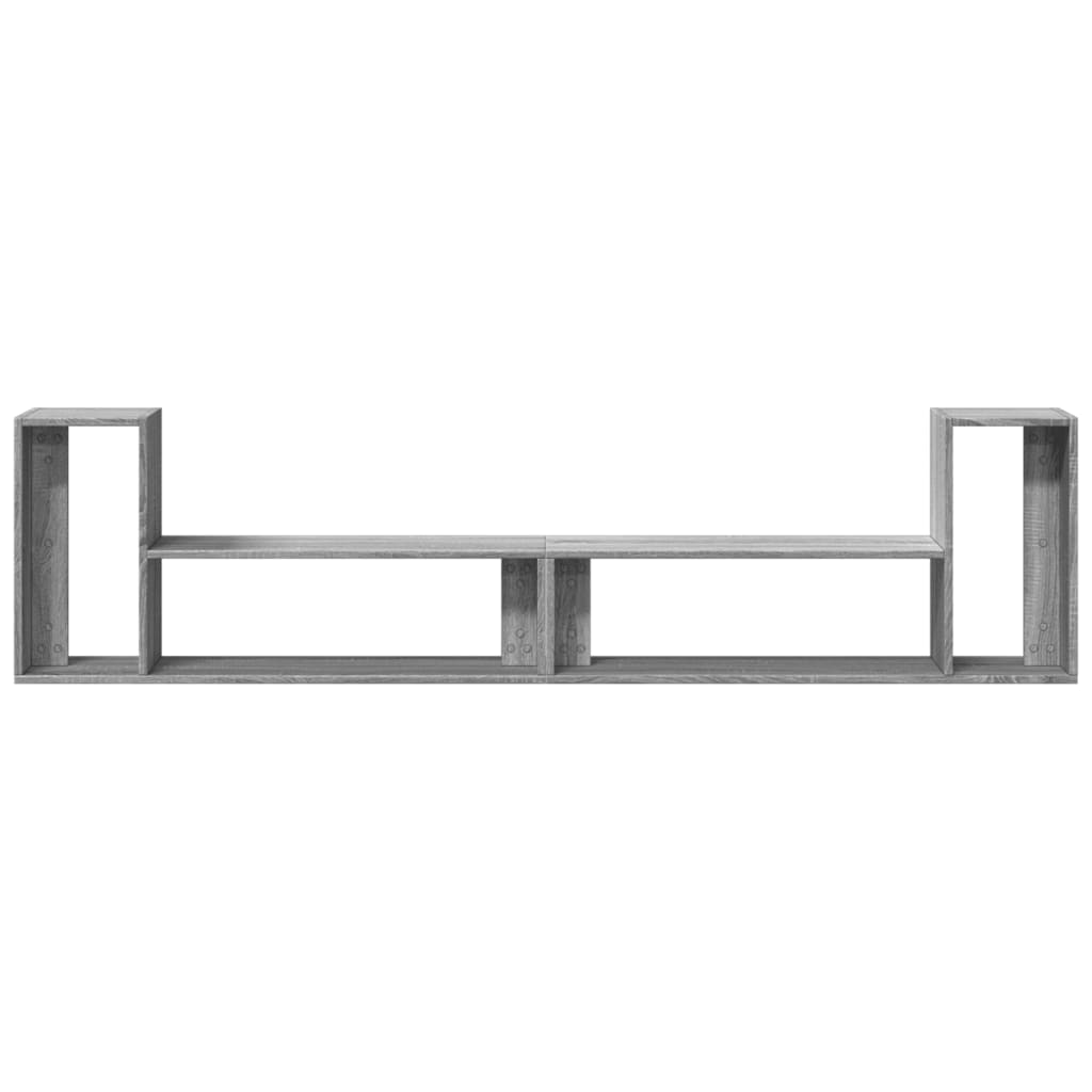 vidaXL Muebles de TV 2 uds madera ingeniería gris Sonoma 100x30x50 cm