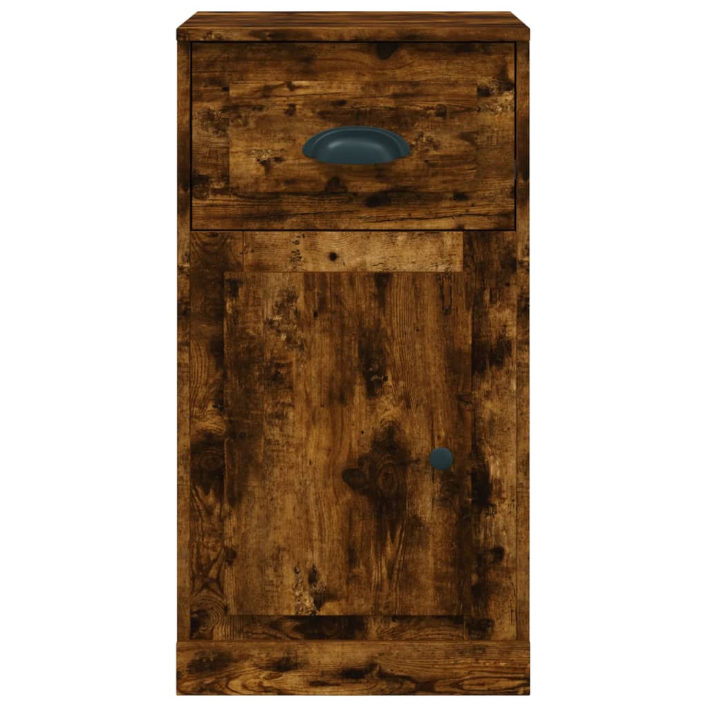 vidaXL Armario auxiliar y cajón madera contrachapada roble 40x50x75 cm