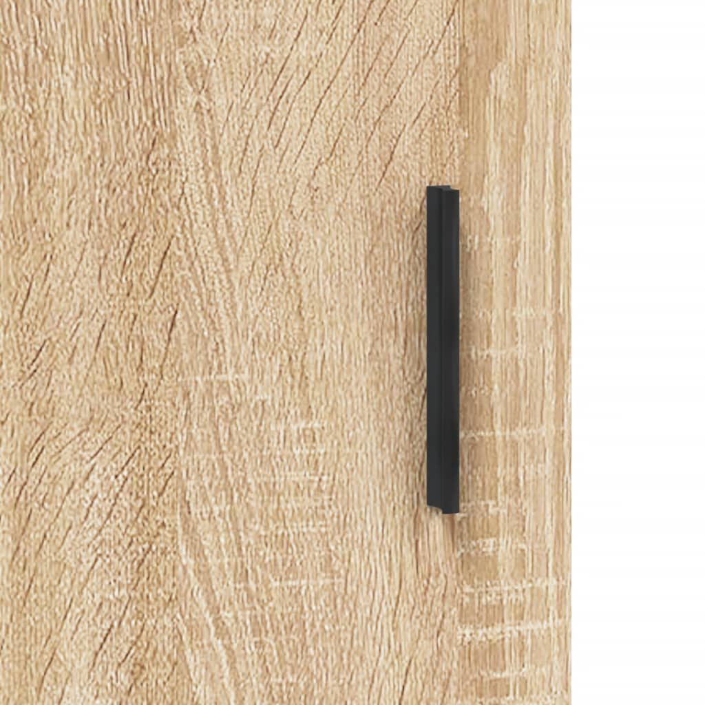 vidaXL Armarios de pared 2 uds madera de ingeniería roble Sonoma