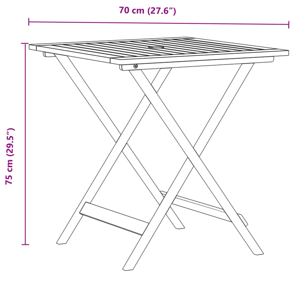 vidaXL Juego de bistro de 3 piezas tela y madera maciza taupe