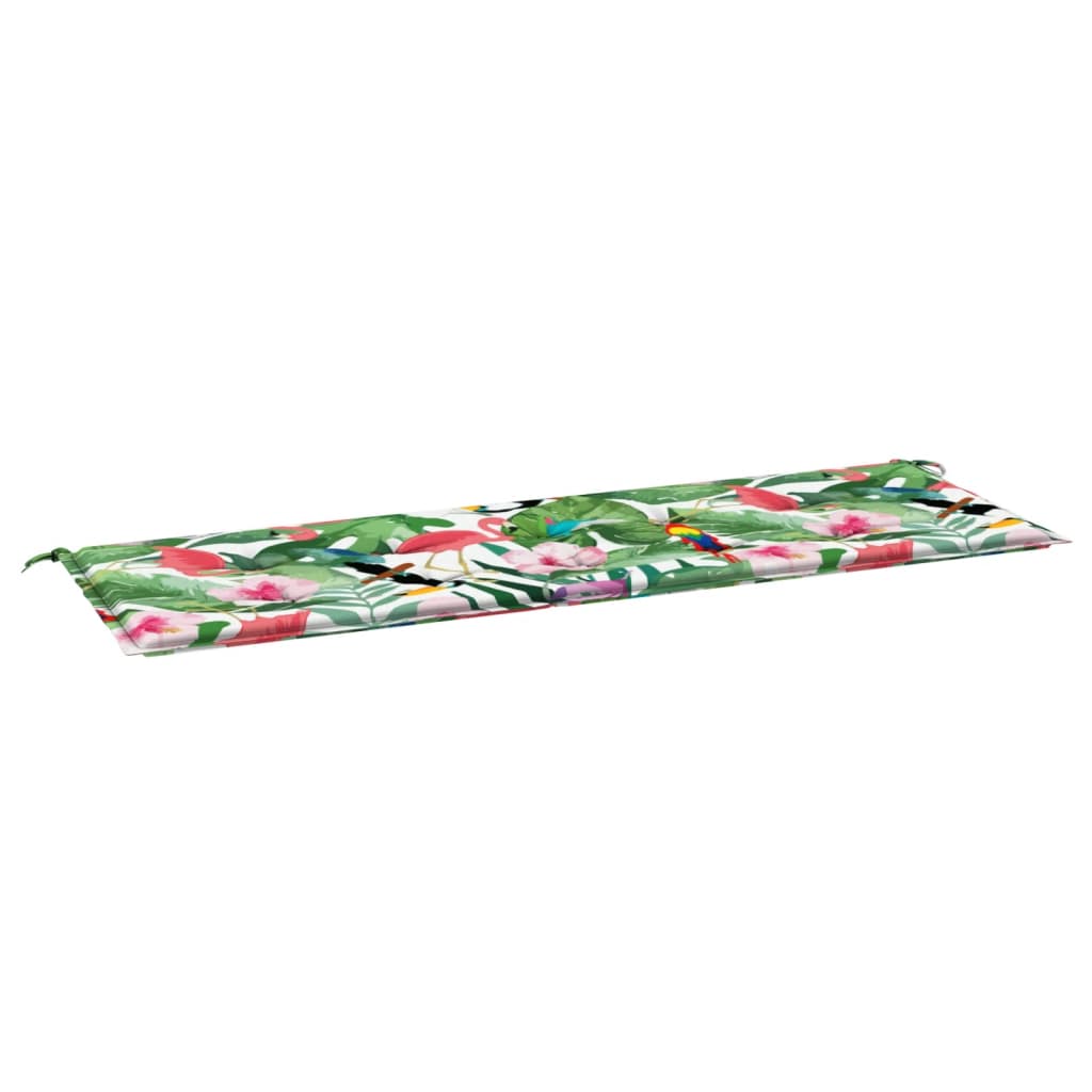 vidaXL Cojín para banco de jardín tela Oxford multicolor 150x50x3 cm