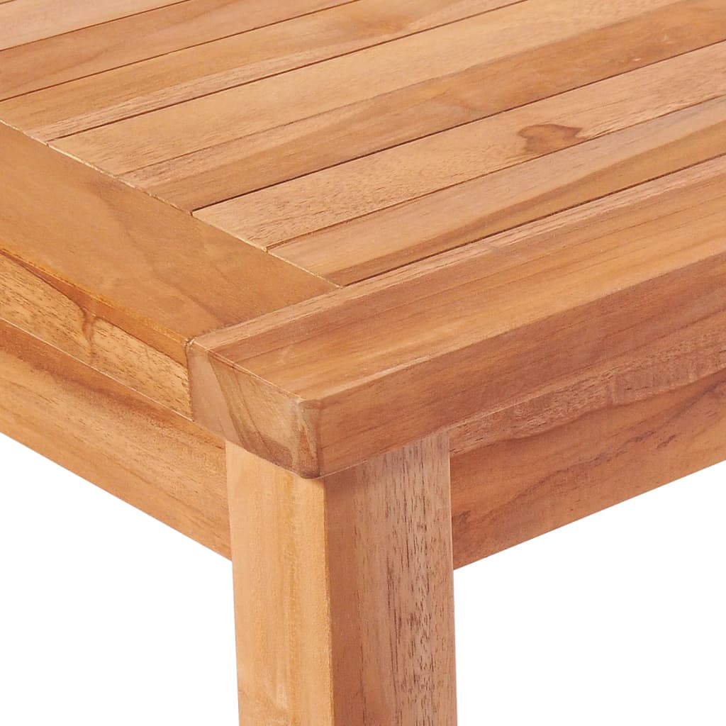 vidaXL Juego de comedor para jardín 5 piezas madera maciza de teca