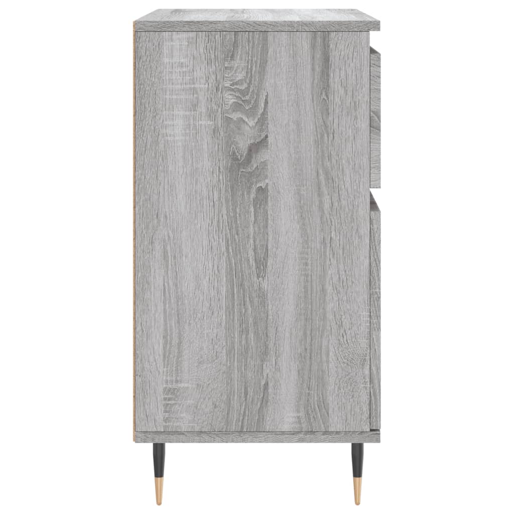 vidaXL Aparador de madera contrachapada gris Sonoma 60x35x70 cm