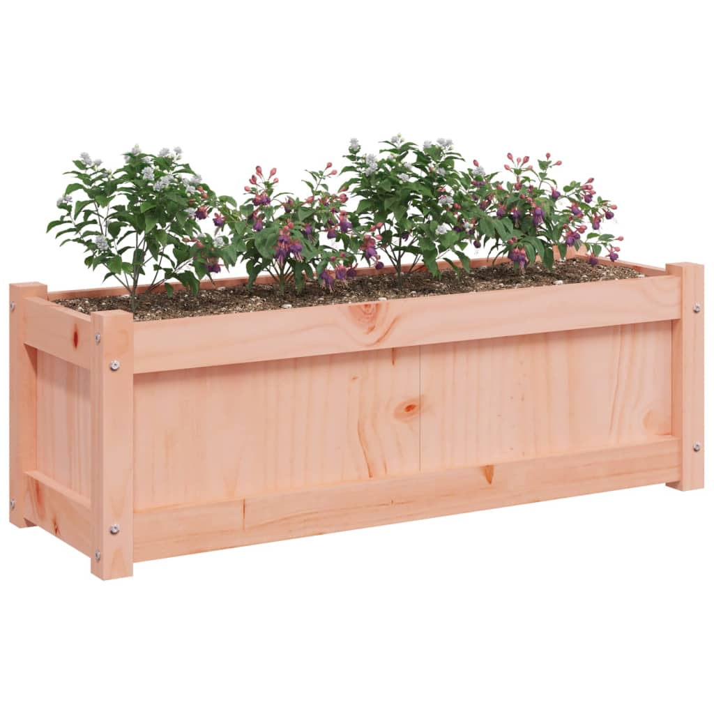 vidaXL Jardinera madera maciza Douglas 90x31x31 cm