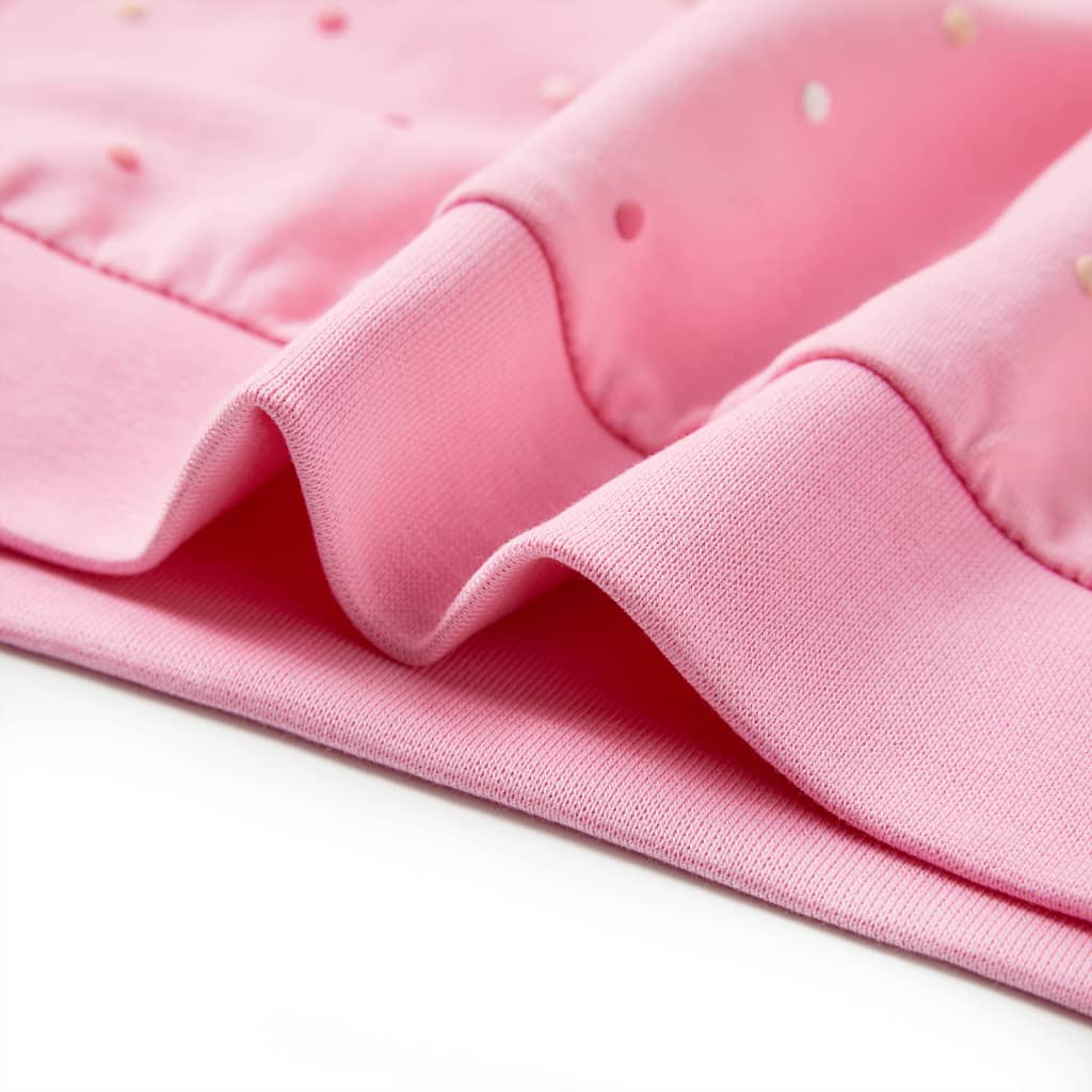 Sudadera infantil rosa 140