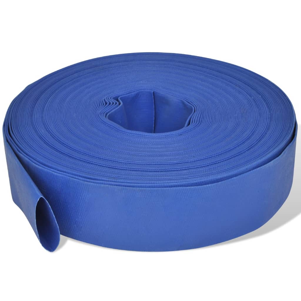 vidaXL Manguera plana de agua 50 m 2" PVC