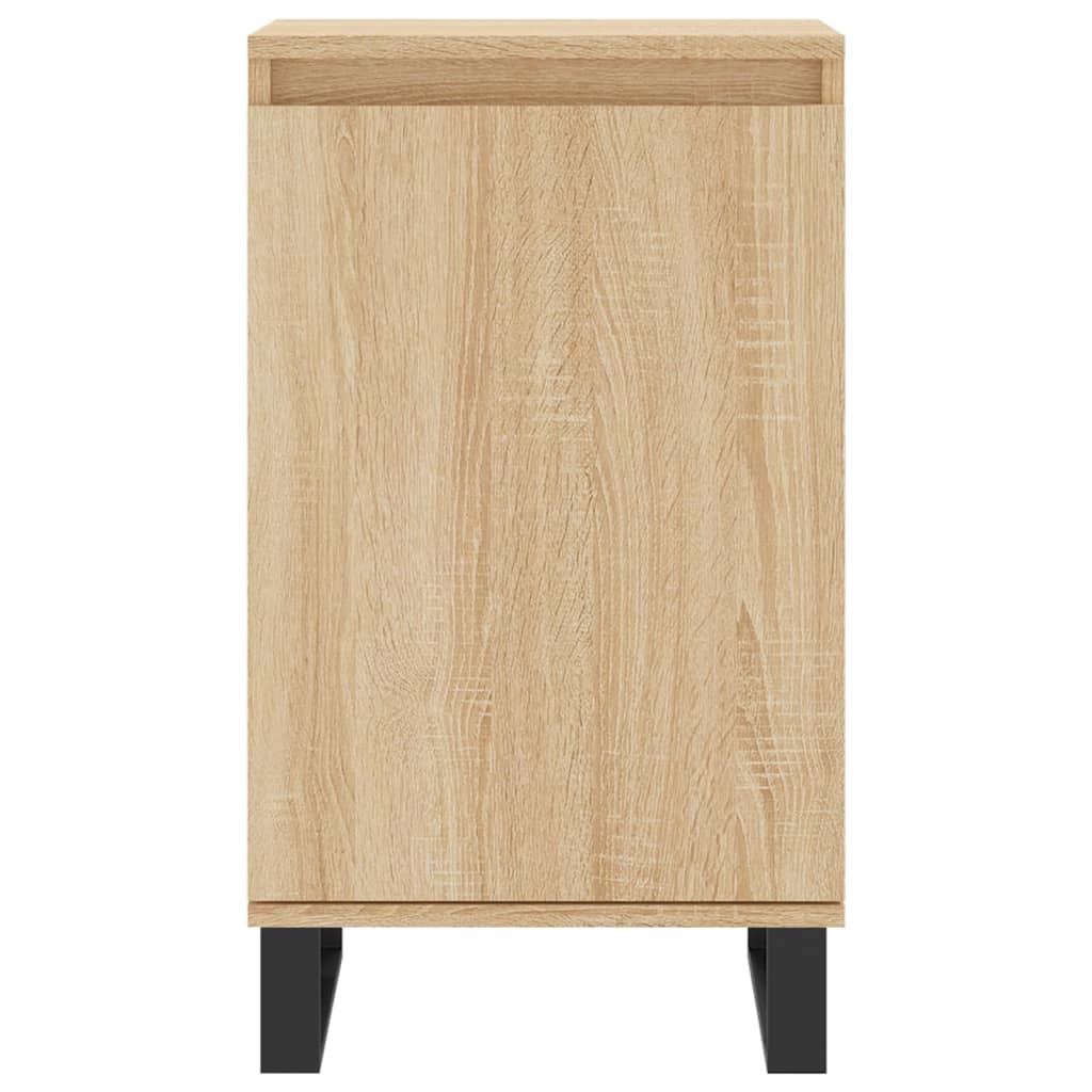 vidaXL Aparadores 2 uds madera de ingeniería roble Sonoma 40x35x70 cm