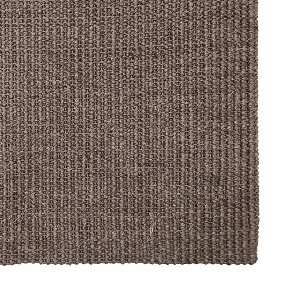 vidaXL Alfombra de sisal natural marrón 80x300 cm