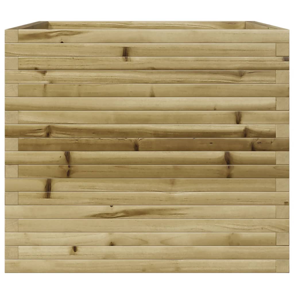 vidaXL Jardinera madera de pino impregnada 80x80x68,5 cm