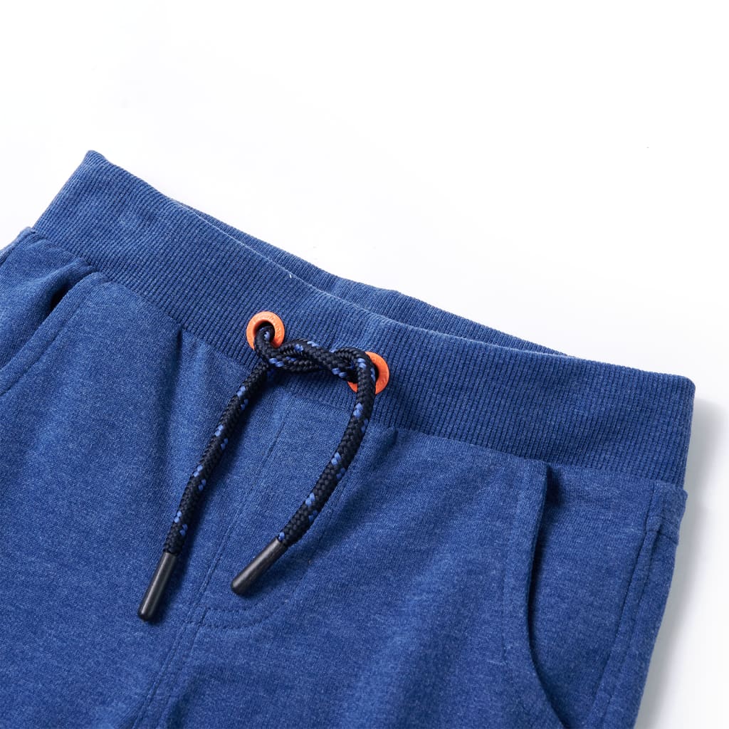 Pantalones de chándal infantiles azul oscuro 128