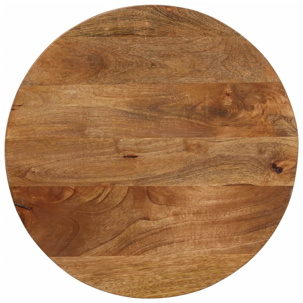 vidaXL Tablero de mesa redondo madera maciza de mango Ø 40x3,8 cm
