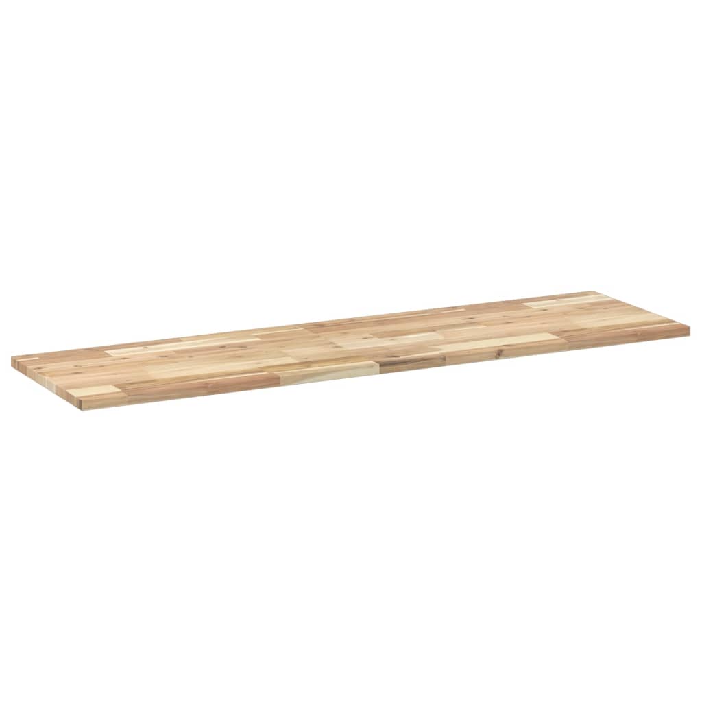 vidaXL Estante flotante madera maciza de acacia sin tratar 160x40x2 cm