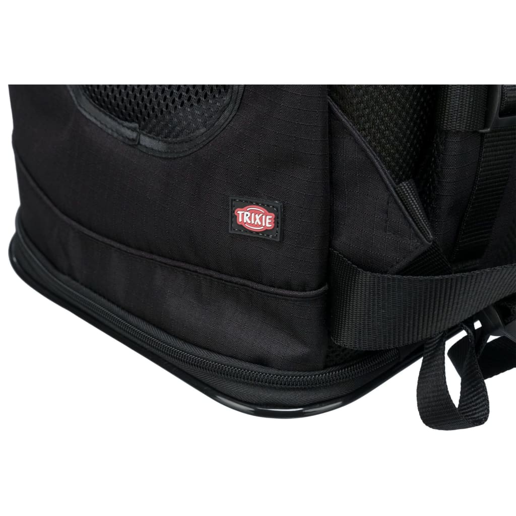 TRIXIE Mochila para perros Timon negro 34x44x30 cm