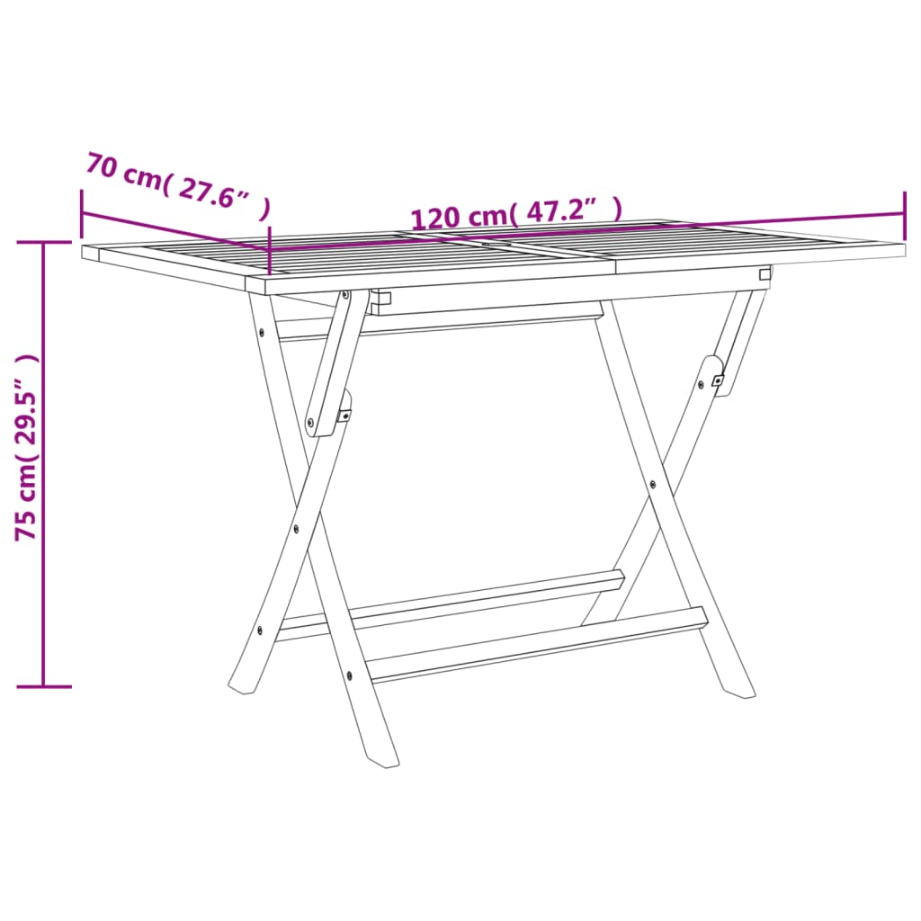 vidaXL Juego de comedor de jardín 7 piezas madera maciza de teca gris