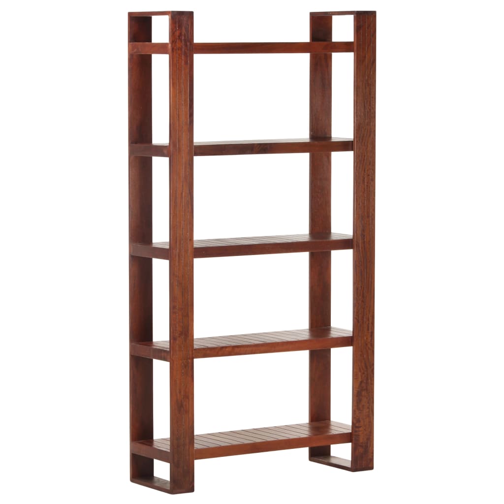 vidaXL Librería de madera maciza de acacia marrón miel 85x30x166 cm