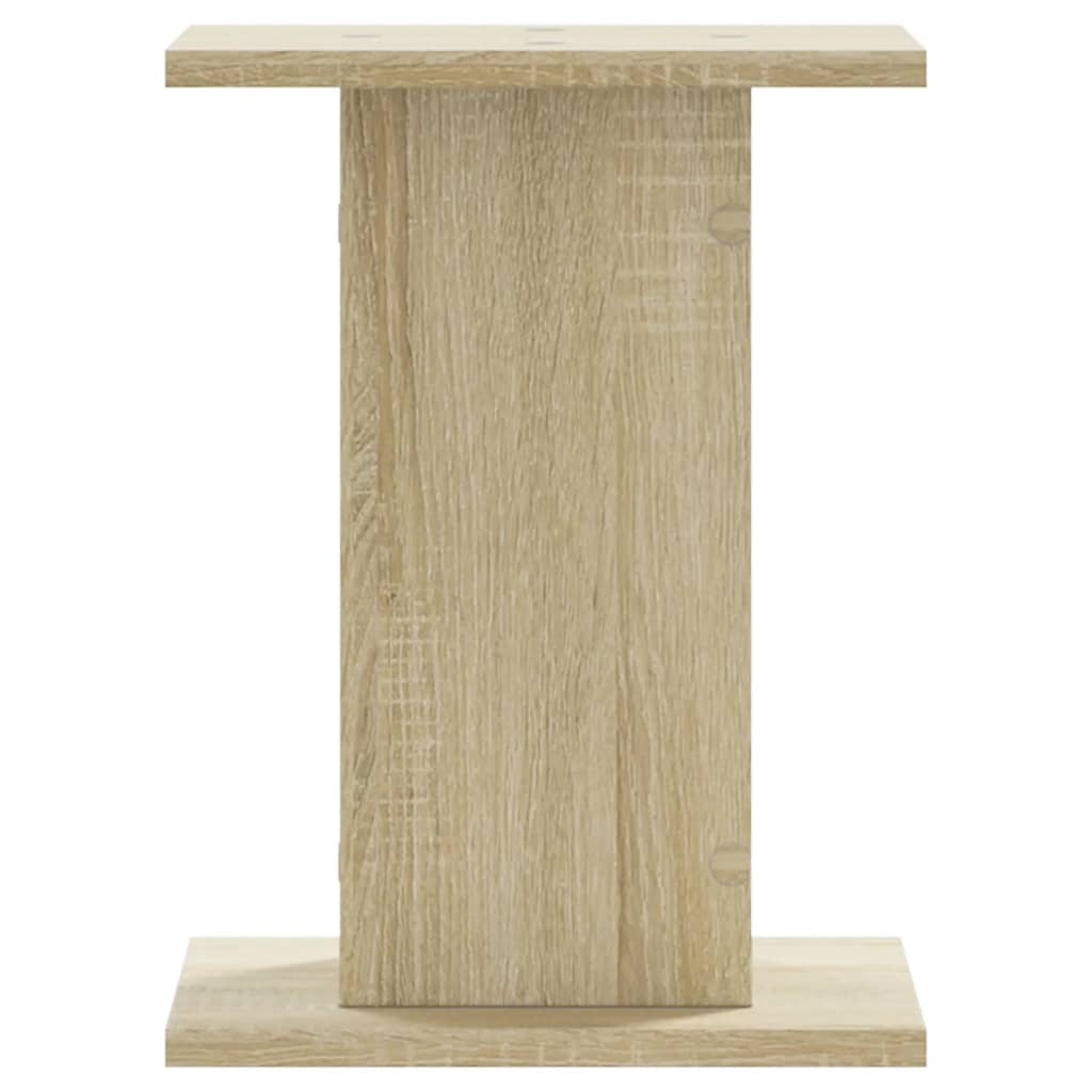 vidaXL Soportes altavoces 2 uds madera roble Sonoma 30x30x40 cm