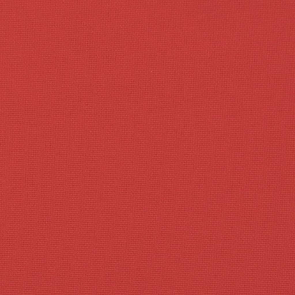 vidaXL Cojines de palets de jardín 4 uds tela Oxford rojo 50x50x7 cm