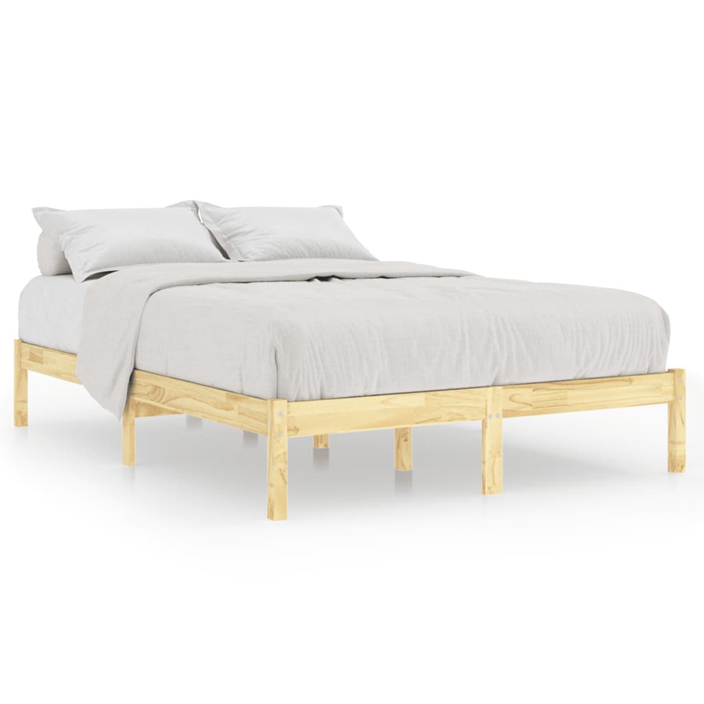 vidaXL Estructura de cama madera maciza de pino 160x200 cm