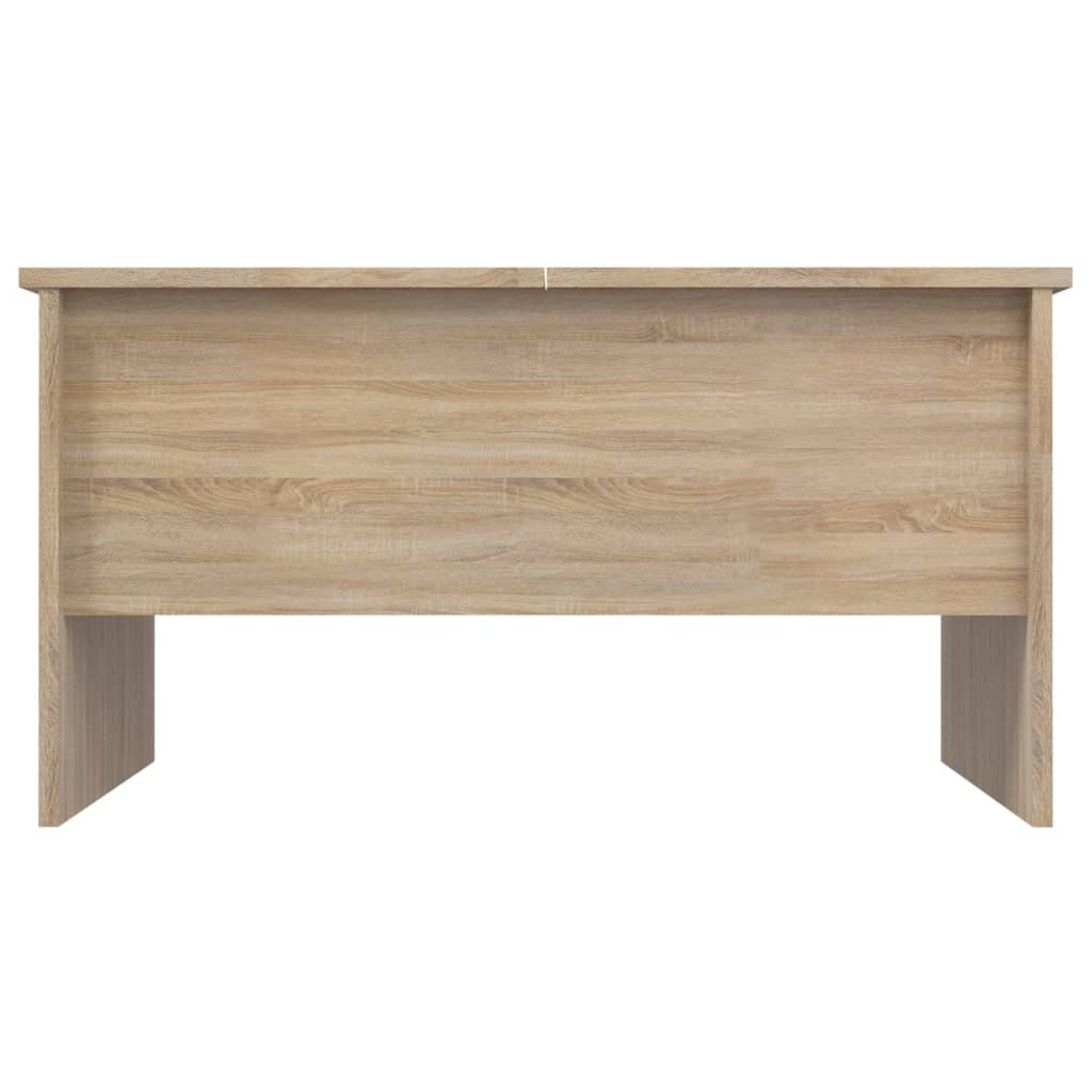 vidaXL Mesa de centro madera de ingeniería roble Sonoma 80x50x42,5 cm