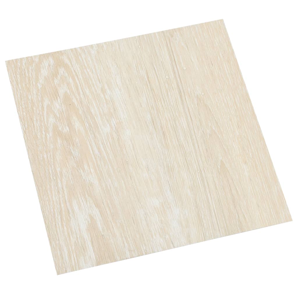 vidaXL Tarimas de suelo autoadhesivas 20 uds PVC beige 1,86 m²