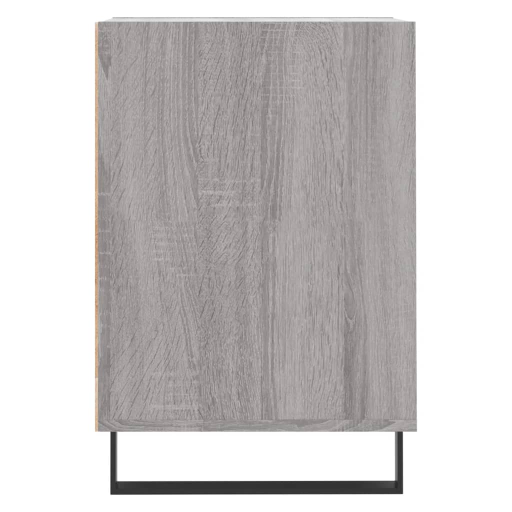 vidaXL Mueble de TV madera contrachapada gris Sonoma 100x35x55 cm