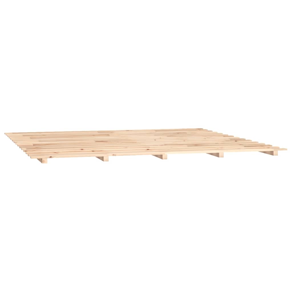 vidaXL Estructura de cama madera maciza de pino 180x200 cm