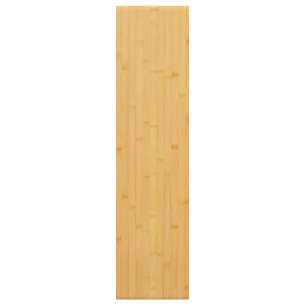 vidaXL Estante de pared de bambú 80x20x2,5 cm