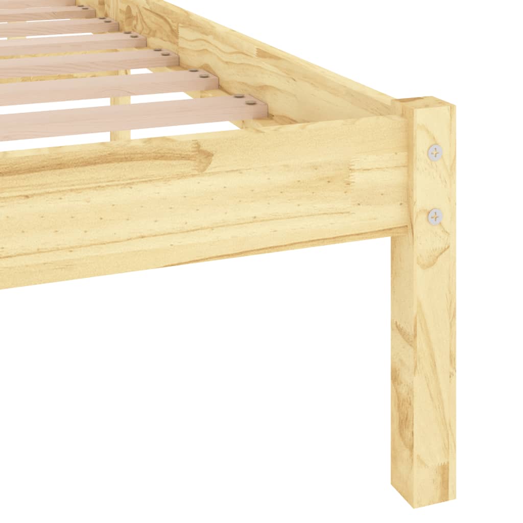 vidaXL Estructura de cama madera maciza de pino 160x200 cm