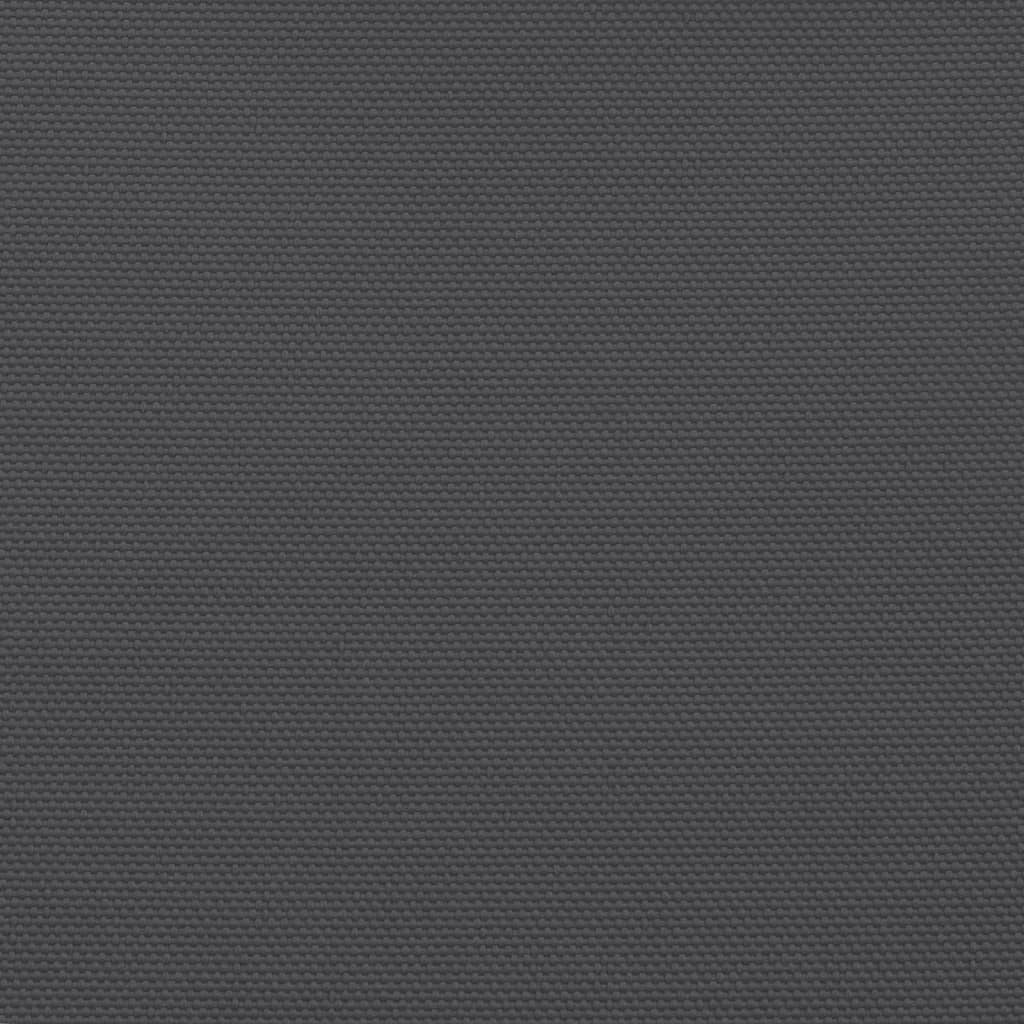 vidaXL Toldo de vela rectangular tela Oxford gris antracita 2x2,5 m
