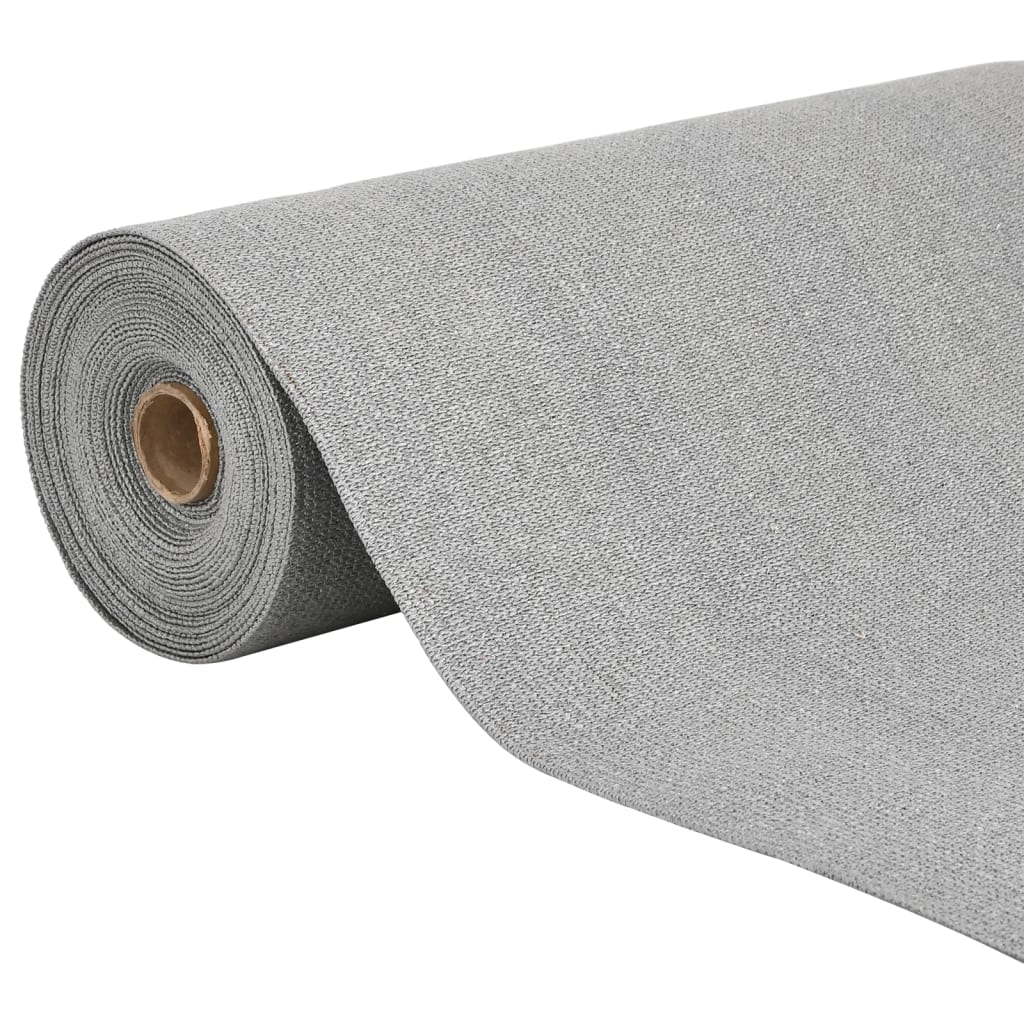 vidaXL Red de privacidad HDPE gris claro 1,5x25 m 150 g/m²