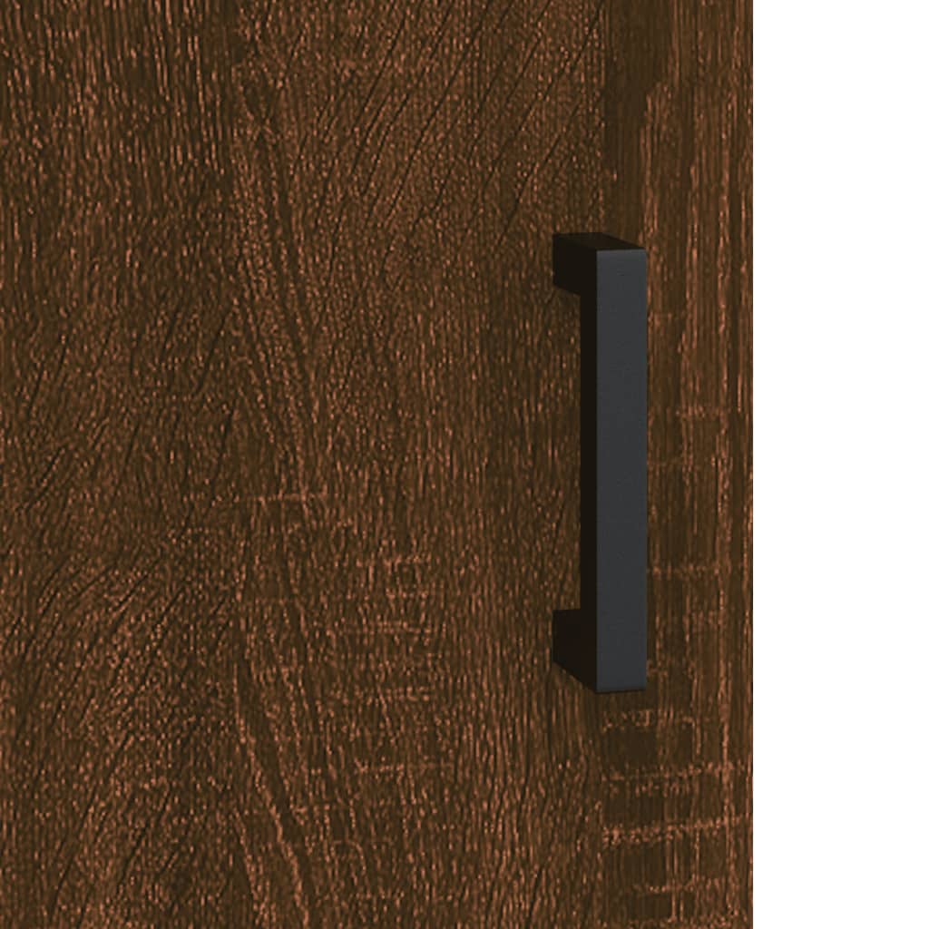 vidaXL Armario de pared marrón roble 69,5x34x90 cm