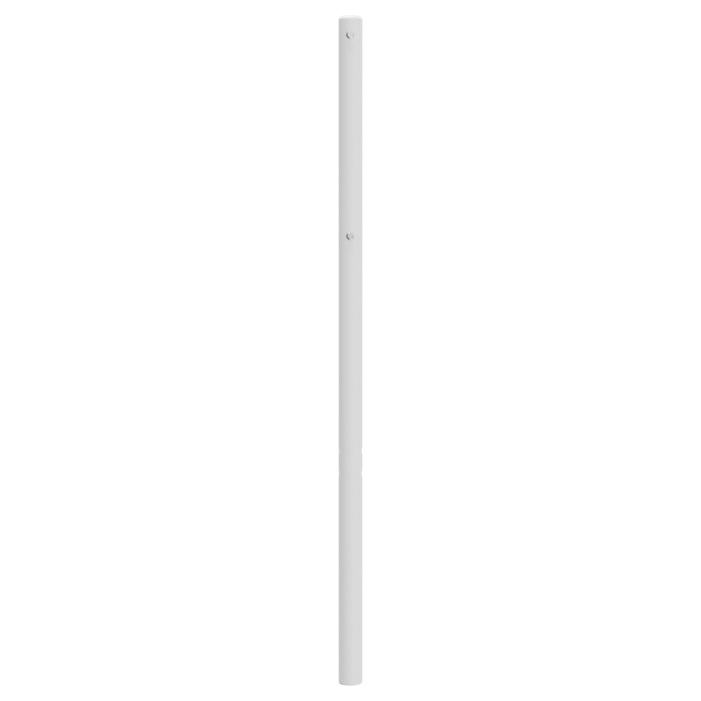 vidaXL Cabecero de metal blanco 193 cm