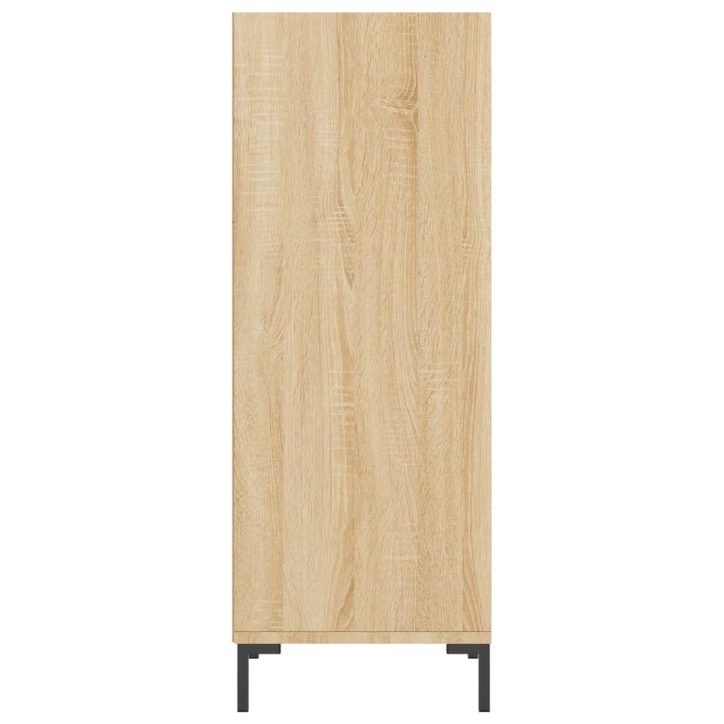 vidaXL Aparador de madera de ingeniería roble Sonoma 34,5x32,5x90 cm