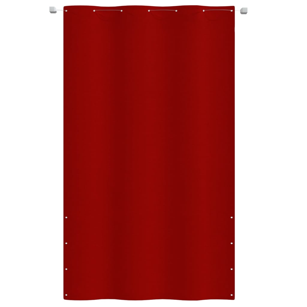 vidaXL Toldo para balcón de tela oxford rojo 140x240 cm
