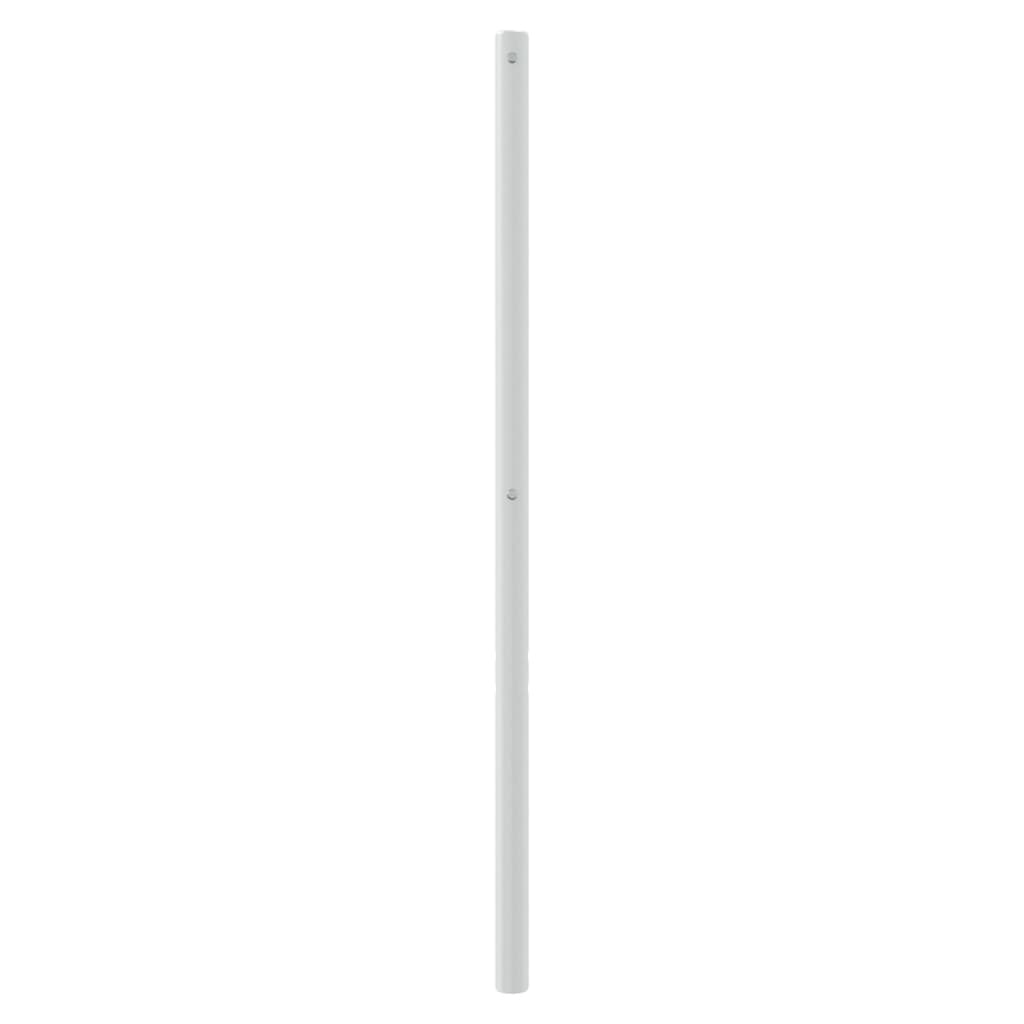 vidaXL Cabecero de metal blanco 135 cm