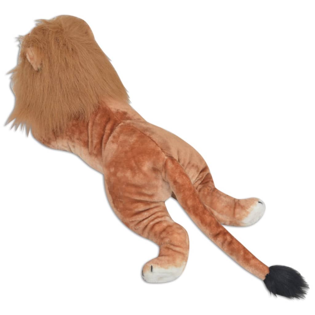 vidaXL León de peluche grande XXL marrón