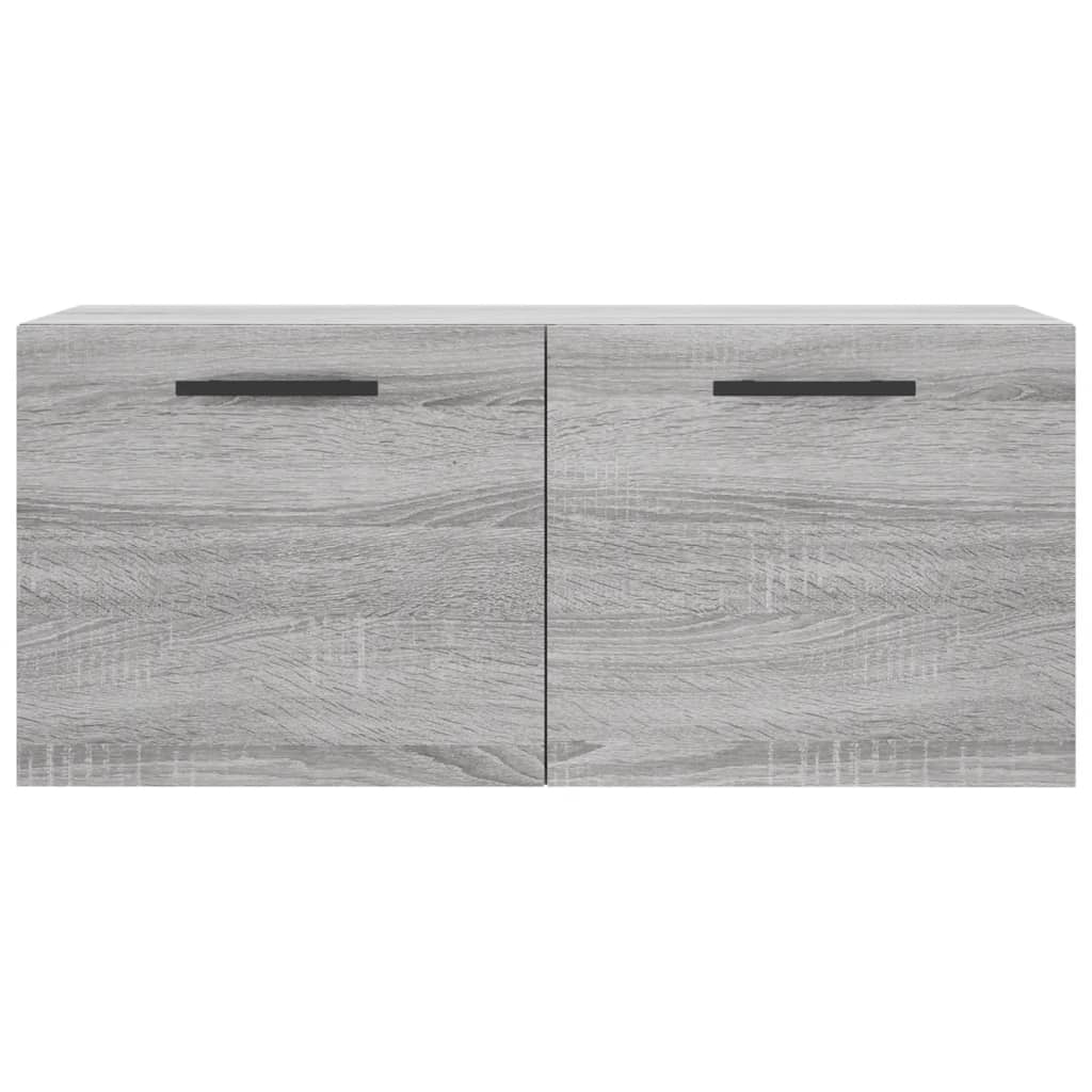 vidaXL Armario de pared madera de ingeniería gris Sonoma 80x36,5x35 cm